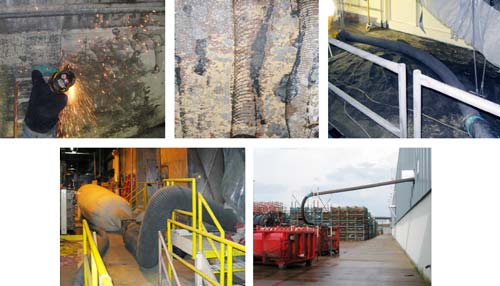Tank cleaning and blasting with water-jet